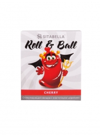 Стимулирующий презерватив-насадка Roll   Ball Cherry - Sitabella - купить с доставкой в Балашихе