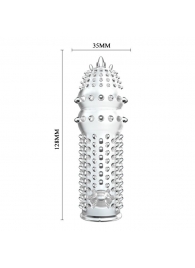 Закрытая прозрачная насадка Crystal sleeve - 14,2 см. - Erowoman-Eroman - в Балашихе купить с доставкой