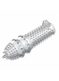 Закрытая прозрачная насадка Crystal sleeve - 14,2 см. - Erowoman-Eroman - в Балашихе купить с доставкой