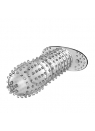 Закрытая прозрачная насадка Crystal sleeve - 12 см. - Erowoman-Eroman - в Балашихе купить с доставкой