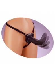 Черный податливый страпон Posable Partner Strap-On - 17,8 см. - Pipedream - купить с доставкой в Балашихе