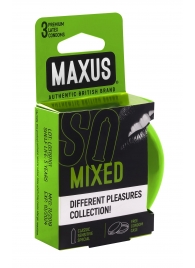 Презервативы в железном кейсе MAXUS Mixed - 3 шт. - Maxus - купить с доставкой в Балашихе