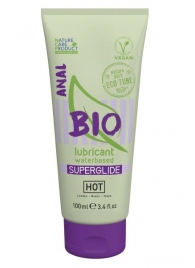 Интимный увлажняющий анальный гель BIO SuperGlide - 100 мл. - HOT - купить с доставкой в Балашихе