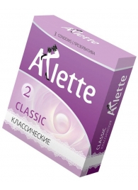 Классические презервативы Arlette Classic - 3 шт. - Arlette - купить с доставкой в Балашихе