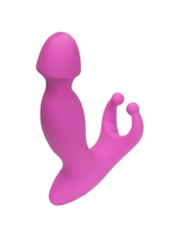 Розовый стимулятор простаты с усиками - 15 см. - 4sexdreaM - в Балашихе купить с доставкой