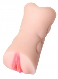 Телесный двусторонний мастурбатор Rich Fruit - вагина и анус - ToyFa - в Балашихе купить с доставкой