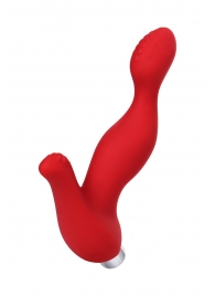 Красный силиконовый вибростимулятор простаты Proman - 12,5 см. - ToyFa - в Балашихе купить с доставкой