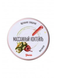 Массажная свеча «Массажный коктейль» с ароматом пина колады - 30 мл. - ToyFa - купить с доставкой в Балашихе