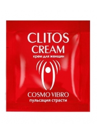 Пробник возбуждающего крема для женщин Clitos Cream - 1,5 гр. - Биоритм - купить с доставкой в Балашихе