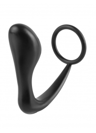 Эрекционное кольцо с анальной пробкой Ass-Gasm Cockring Plug - Pipedream - в Балашихе купить с доставкой