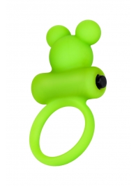 Зеленое виброкольцо на пенис A-Toys - A-toys - в Балашихе купить с доставкой