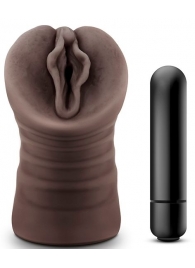 Коричневый мастурбатор-вагина Alexis - Blush Novelties - в Балашихе купить с доставкой