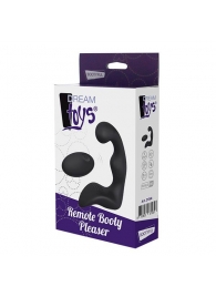Черный вибромассажер простаты REMOTE BOOTY PLEASER - Dream Toys - в Балашихе купить с доставкой