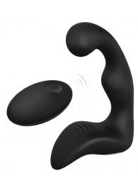 Черный вибромассажер простаты REMOTE BOOTY PLEASER - Dream Toys - в Балашихе купить с доставкой