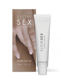 Гель для мастурбации с ароматом кокоса Slow Sex Finger Play Gel - 30 мл. - Bijoux Indiscrets - купить с доставкой в Балашихе