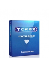 Гладкие презервативы Torex  Классические  - 3 шт. - Torex - купить с доставкой в Балашихе