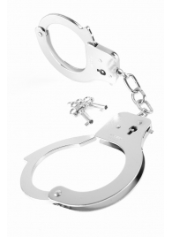 Металлические серебристые наручники Designer Metal Handcuffs - Pipedream - купить с доставкой в Балашихе