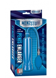 Синяя вакуумная помпа MENZSTUFF PENIS ENLARGER - Dream Toys - в Балашихе купить с доставкой