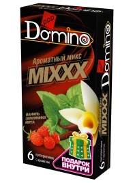 Ароматизированные презервативы DOMINO  Ароматный микс  - 6 шт. - Domino - купить с доставкой в Балашихе