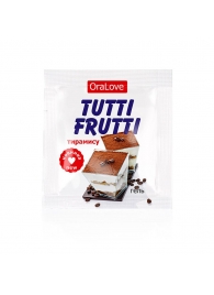 Пробник гель-смазки Tutti-frutti со вкусом тирамису - 4 гр. - Биоритм - купить с доставкой в Балашихе