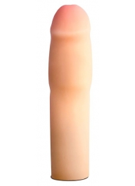 Телесная насадка-удлинитель на пенис PERFORMANCE 1.5INCH COCK XTENDER - 16 см. - Blush Novelties - в Балашихе купить с доставкой