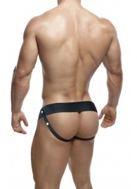 Черный мужской страпон DR. SKIN 6INCH HOLLOW STRAP ON - 16 см. - Blush Novelties - купить с доставкой в Балашихе