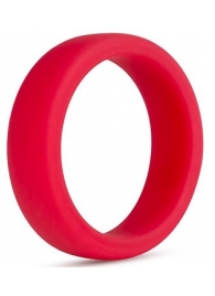 Красное эрекционное кольцо Silicone Go Pro Cock Ring - Blush Novelties - в Балашихе купить с доставкой