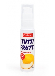 Гель-смазка Tutti-frutti со вкусом сочной дыни - 30 гр. - Биоритм - купить с доставкой в Балашихе
