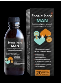 Мужской биогенный концентрат для усиления эрекции Erotic hard Man - 250 мл. - Erotic Hard - купить с доставкой в Балашихе