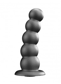 Черная насадка-плаг на харнесс PLATINUM 9 - 24 см. - LOVETOY (А-Полимер) - купить с доставкой в Балашихе