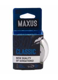 Классические презервативы в пластиковом кейсе MAXUS Classic - 3 шт. - Maxus - купить с доставкой в Балашихе