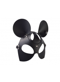 Черная кожаная маска  Мышка - Sitabella - купить с доставкой в Балашихе