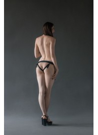 Черные трусики Better с анальной насадкой - 8 см. - Lola Games - купить с доставкой в Балашихе