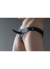 Черные трусики Better с анальной насадкой - 8 см. - Lola Games - купить с доставкой в Балашихе