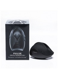 Черный инновационный мужской вибратор PULSE SOLO ESSENTIAL - Hot Octopuss - в Балашихе купить с доставкой