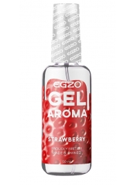 Интимный лубрикант EGZO AROMA с ароматом клубники - 50 мл. - EGZO - купить с доставкой в Балашихе