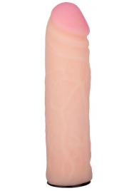 Пояс-трусики с насадкой Glamour Silver - 15,5 см. - LOVETOY (А-Полимер) - купить с доставкой в Балашихе