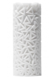 Белый 3D мастурбатор PILE - Tenga - в Балашихе купить с доставкой