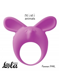 Фиолетовое эрекционное кольцо Fennec Phil - Lola Games - в Балашихе купить с доставкой