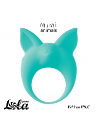 Зеленое эрекционное кольцо Kitten Kyle - Lola Games - в Балашихе купить с доставкой