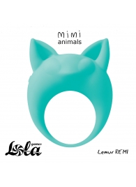 Зеленое эрекционное кольцо Lemur Remi - Lola Games - в Балашихе купить с доставкой