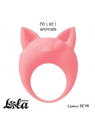 Оранжевое эрекционное кольцо Lemur Remi - Lola Games - в Балашихе купить с доставкой