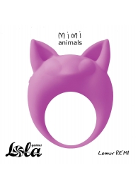 Фиолетовое эрекционное кольцо Lemur Remi - Lola Games - в Балашихе купить с доставкой