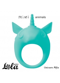 Зеленое эрекционное кольцо Unicorn Alfie - Lola Games - в Балашихе купить с доставкой