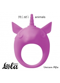 Фиолетовое эрекционное кольцо Unicorn Alfie - Lola Games - в Балашихе купить с доставкой