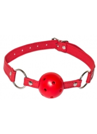 Красный кляп-шарик Firecracker - Lola Games - купить с доставкой в Балашихе