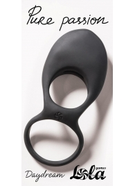 Черное эрекционное виброкольцо Daydream - Lola Games - в Балашихе купить с доставкой