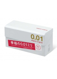 Супер тонкие презервативы Sagami Original 0.01 - 10 шт. - Sagami - купить с доставкой в Балашихе