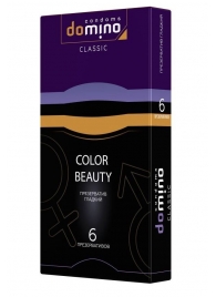 Разноцветные презервативы DOMINO Colour Beauty - 6 шт. - Domino - купить с доставкой в Балашихе