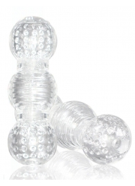 Прозрачный фигурный мастурбатор Master Stroker - Blush Novelties - в Балашихе купить с доставкой